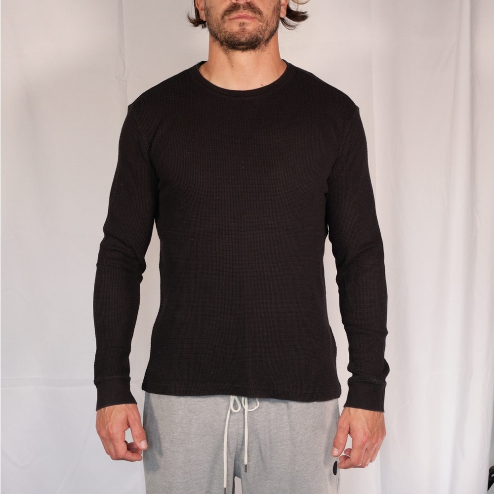 H&M Black Long Sleeve Tee Versatile Essential